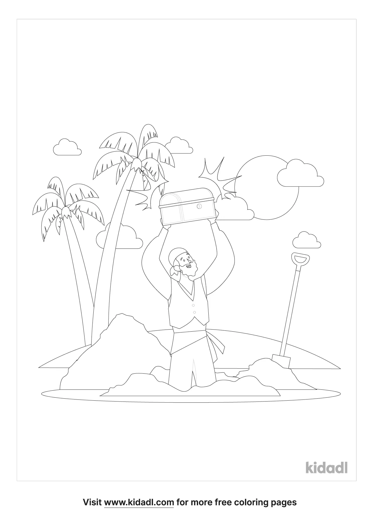 Free parable of the hidden treasure coloring page coloring page printables