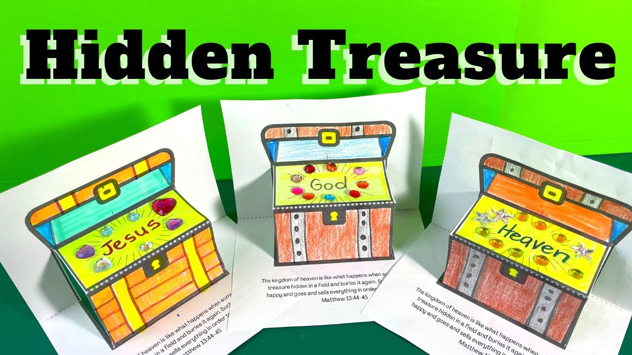 Treasure chest craft hidden treasure parable