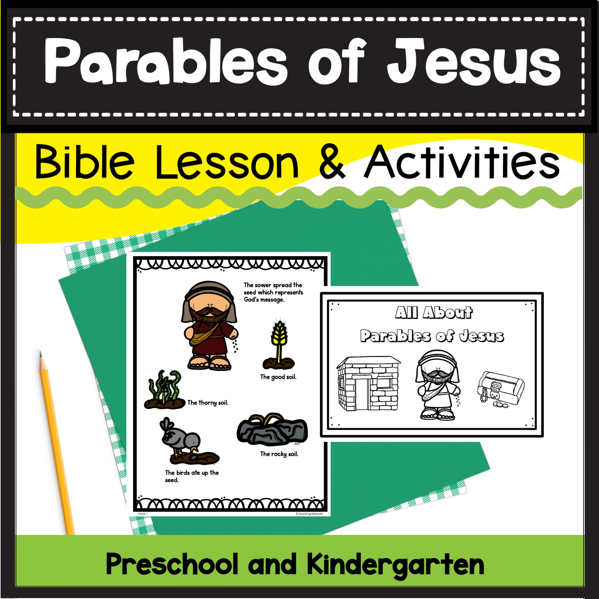 Free parables of jesus bible lesson and activities for preschool kindergarten made by teachers