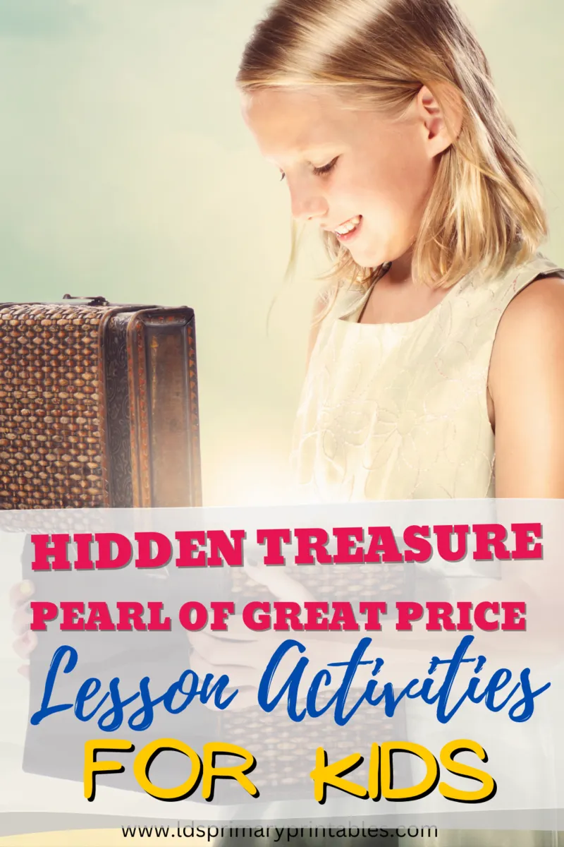 Hidden treasure and pearl of great price bible parable lessons for kids