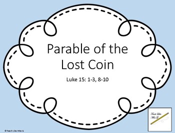 Parable of the lost coin tpt