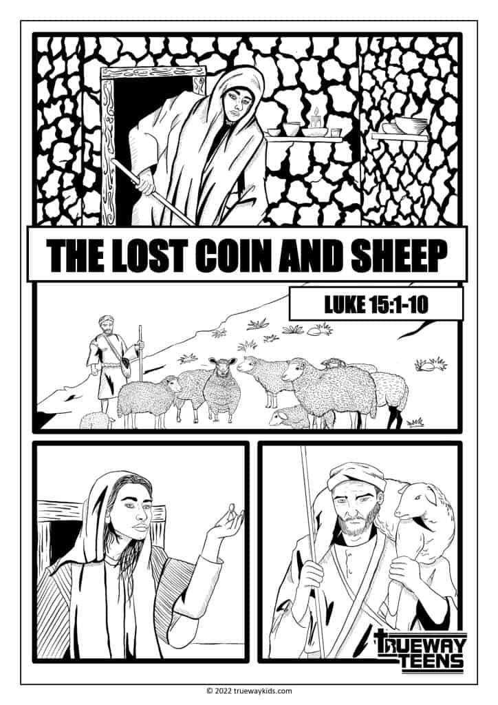 The parables of the lost sheep and coin