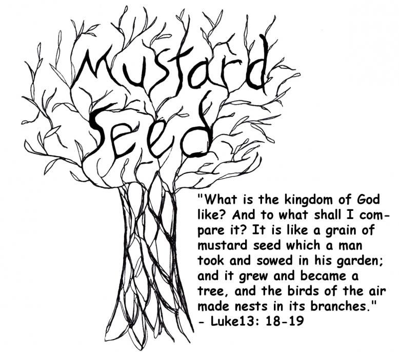 Faith like a mustard seed coloring sheet