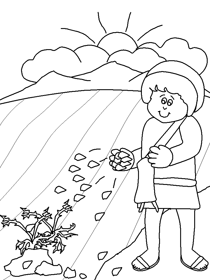 Parable of the sower coloring