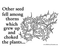 Parable of the sower bible coloring pages