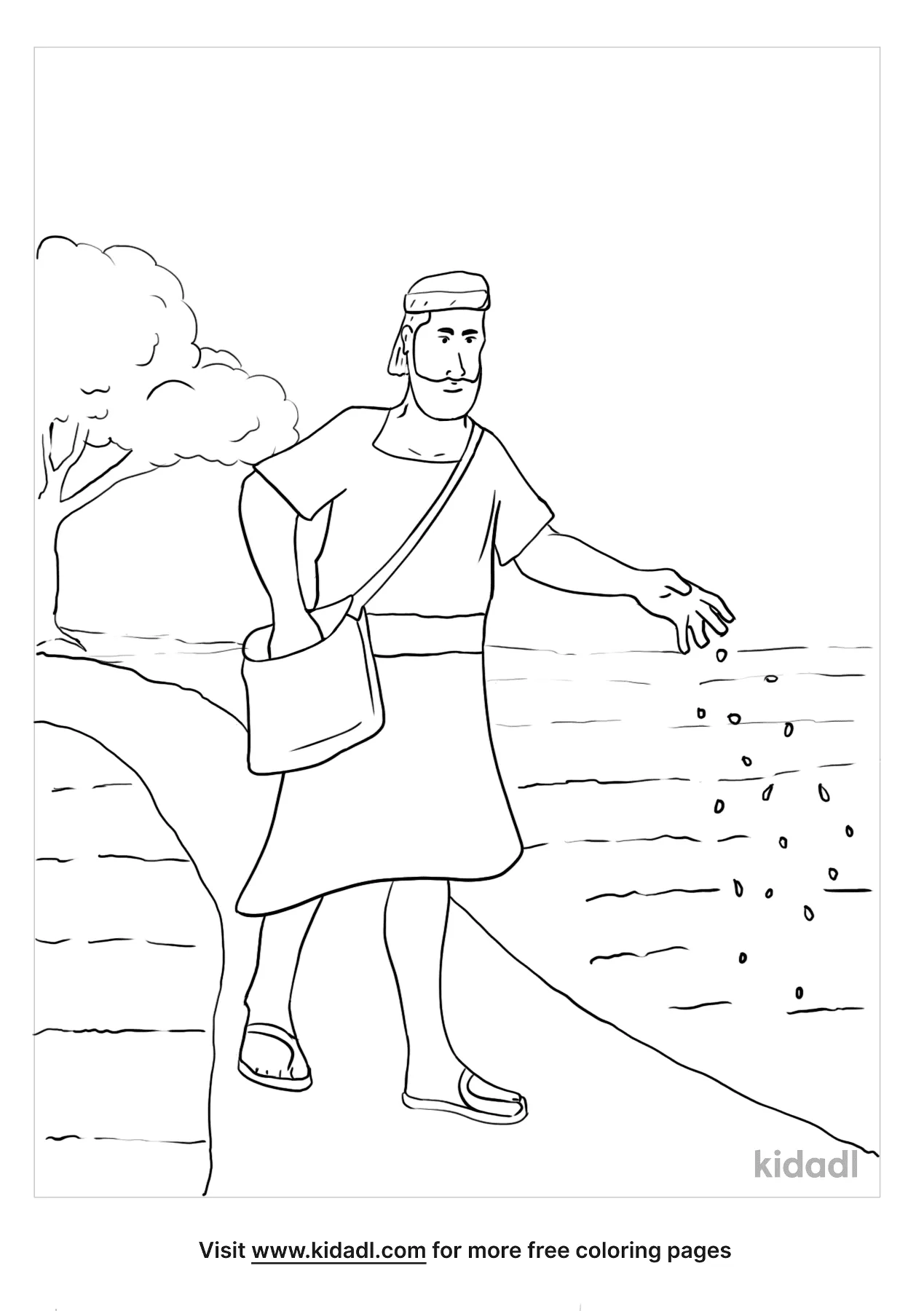 Free parable of the sower coloring page coloring page printables