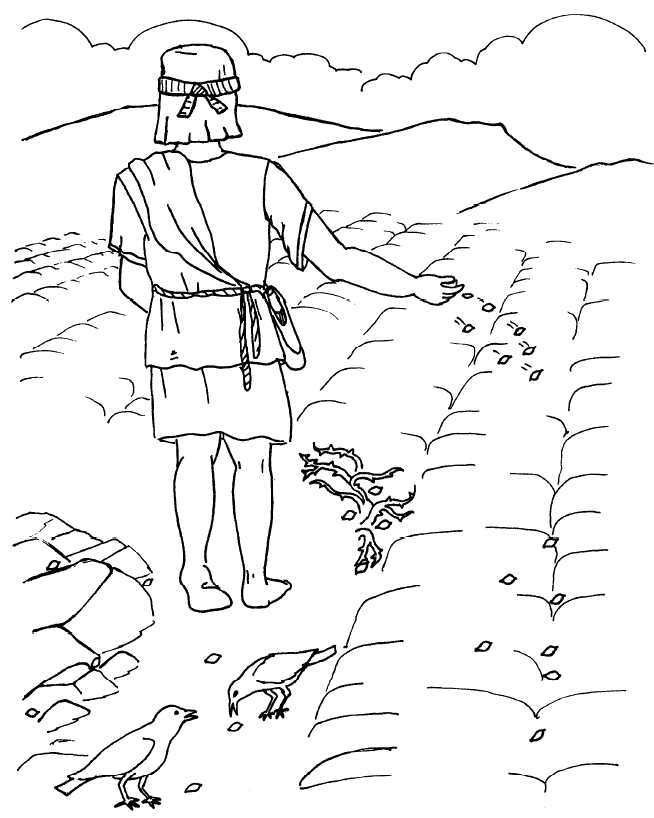 Free parable of the sower coloring page download free parable of the sower coloring page png images free cliparts on clipart library