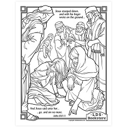 Free lds printables coloring pages family proc program covers page