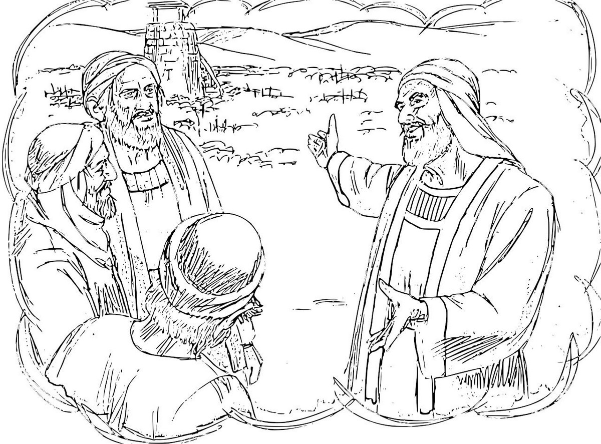 Parable of the tenants coloring pages