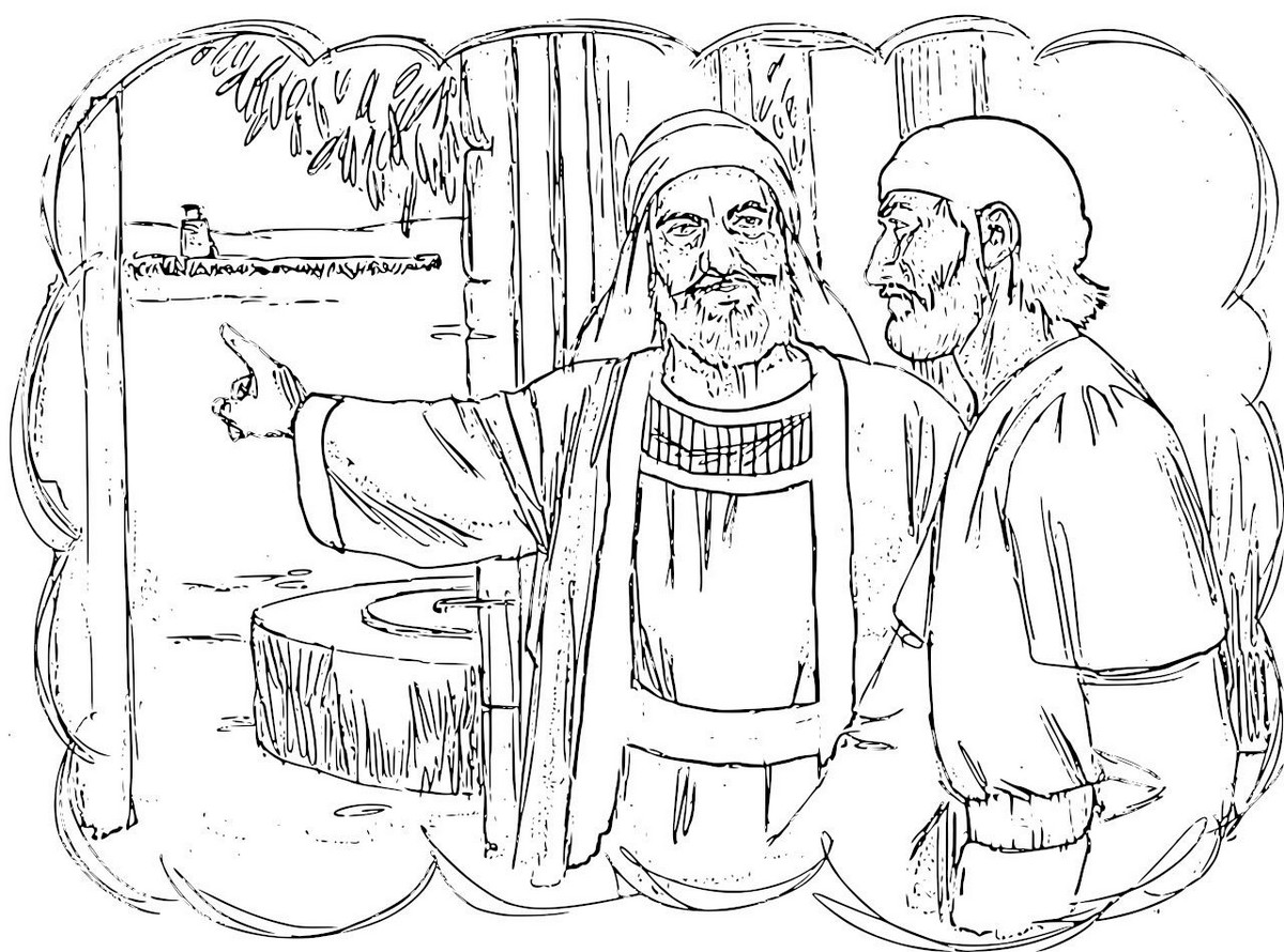 Parable of the tenants coloring pages