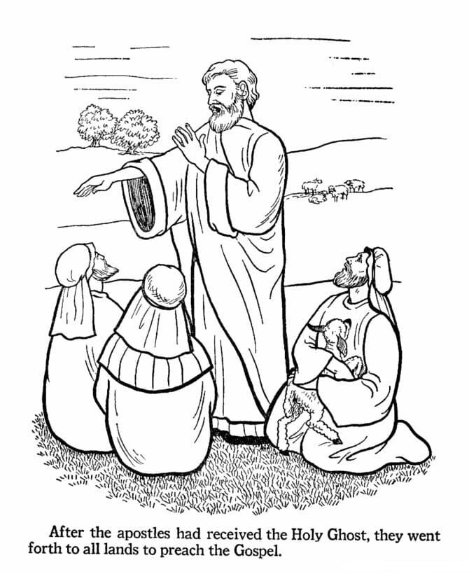 Bible coloring pages printable for free download