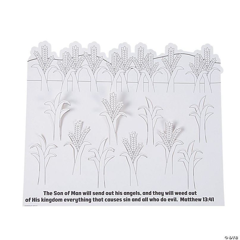 D color your own parable of wheat weeds