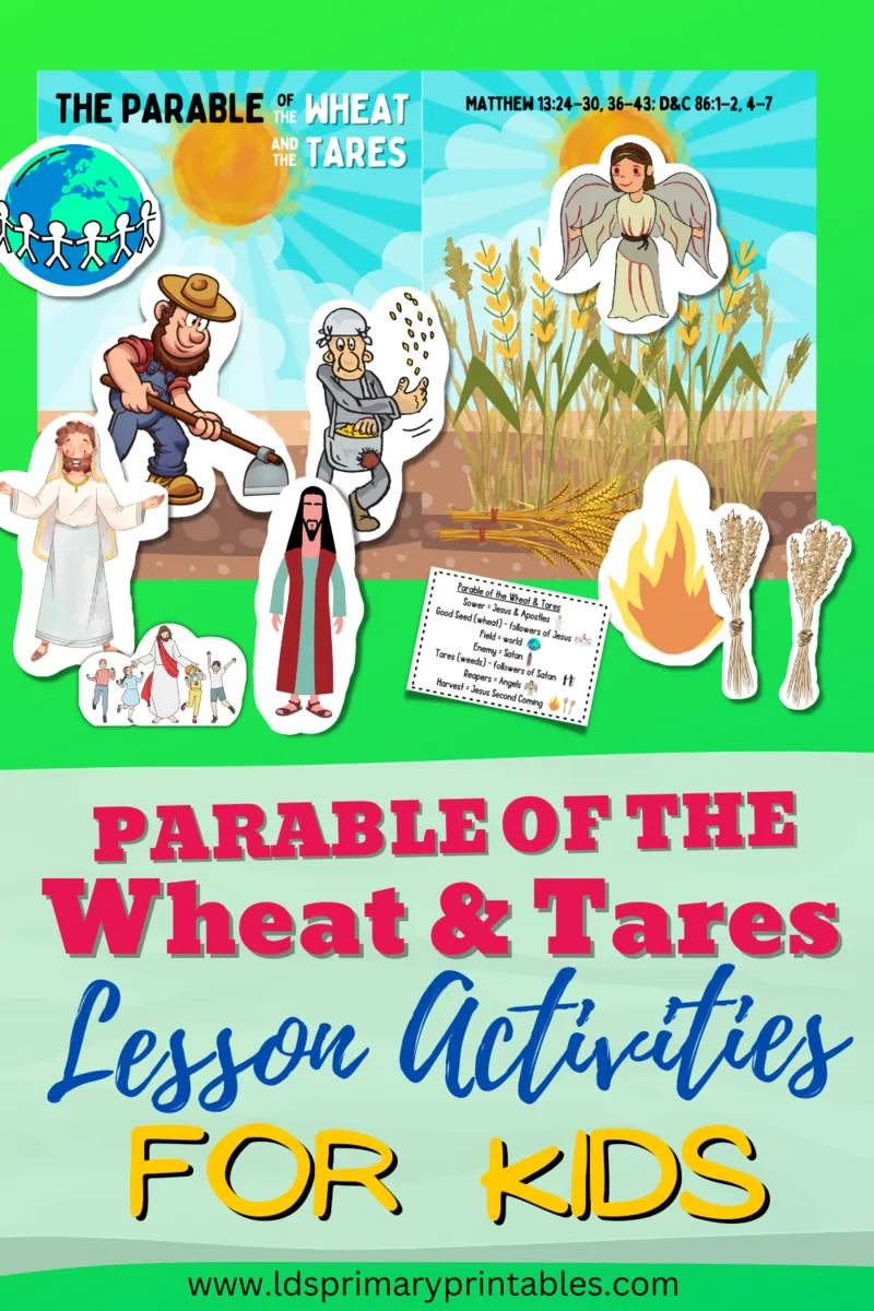 Parable of the wheat tares bible parable lessons for kids