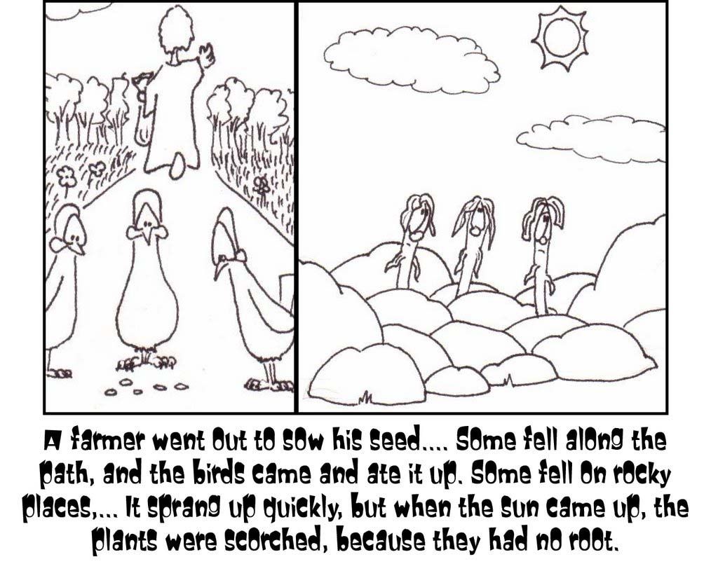 Sower parable to color