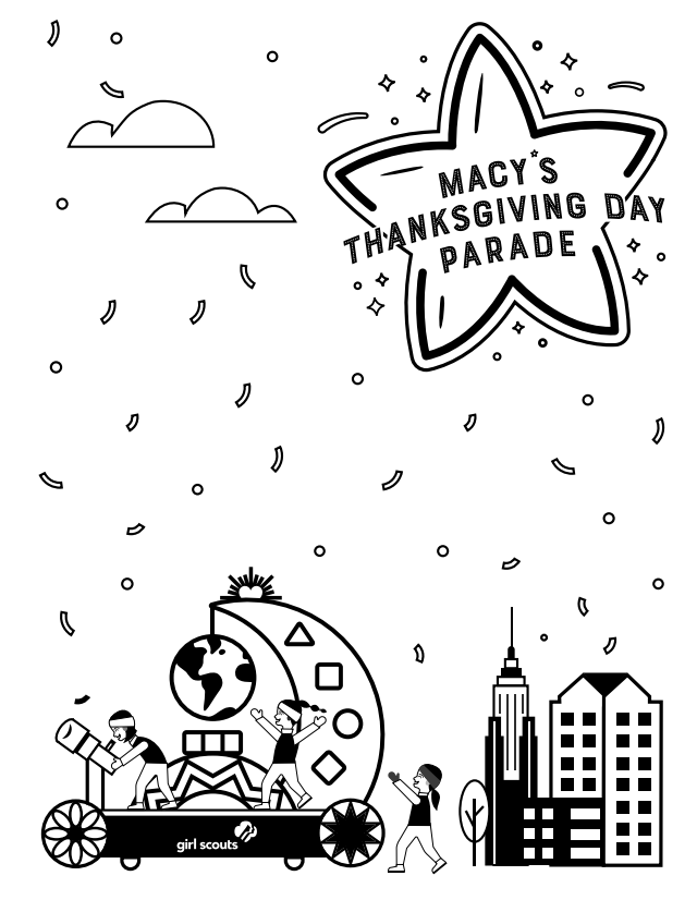 Parade float coloring page thanksgiving day parade macys thanksgiving day parade macys thanksgiving day parade