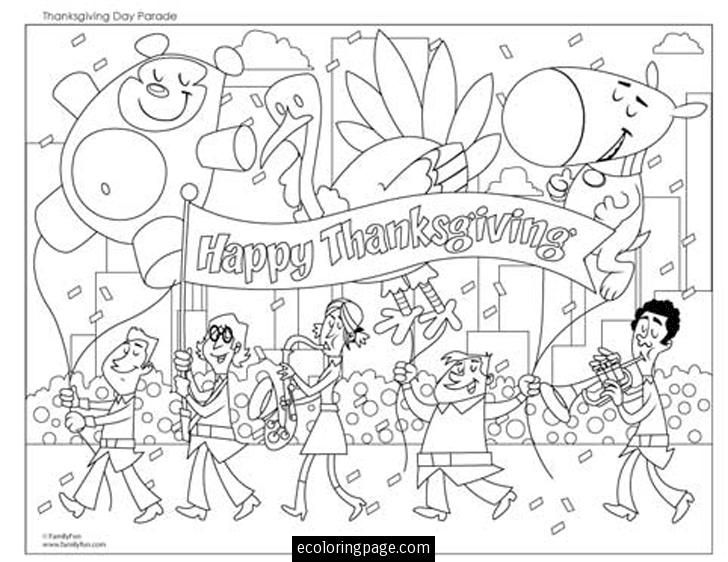 Parade coloring pictures to print free thanksgiving coloring pages thanksgiving coloring pages thanksgiving color