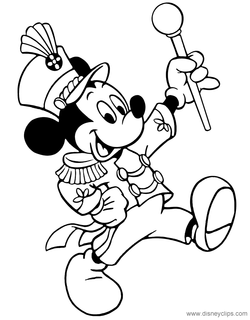 Mickey mouse coloring pages misc activities