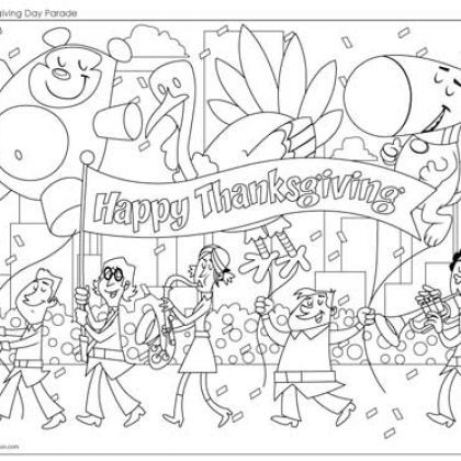 Thanksgiving parade coloring page free thanksgiving coloring pages thanksgiving coloring pages thanksgiving color