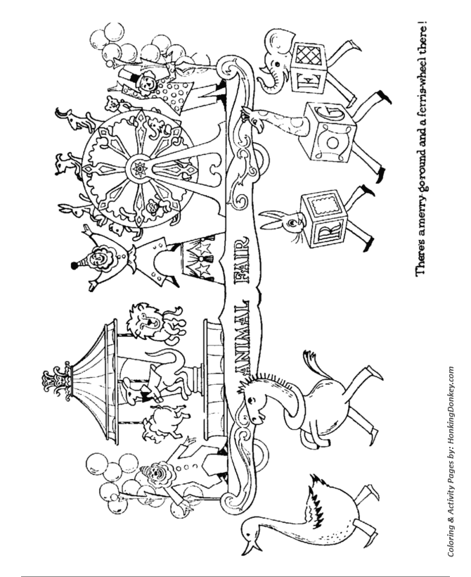 Christmas parade coloring pages