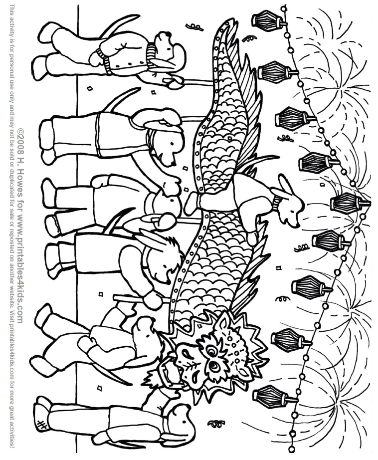 Chinese new year dragon parade with the pups â printables for kids â free word search puzzles coloring pages and other activities