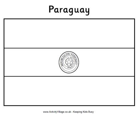 Paraguay flag louring page flag loring pages paraguay flag paraguay