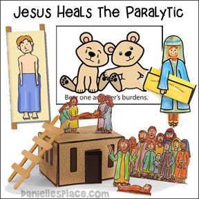 Jesus heals the paralyzed man bible lesson