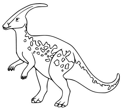 Parasaurolophus coloring pages