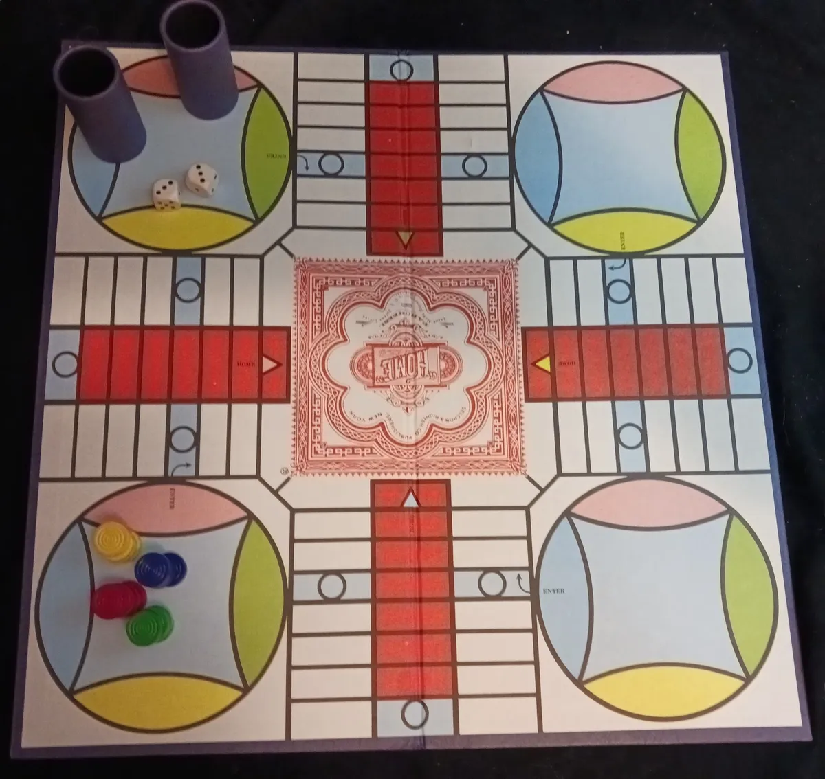 Parcheesi the royal game of india vintage boardgame strategy game