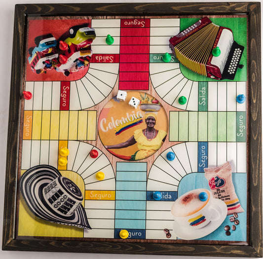 Parcheesi board for players