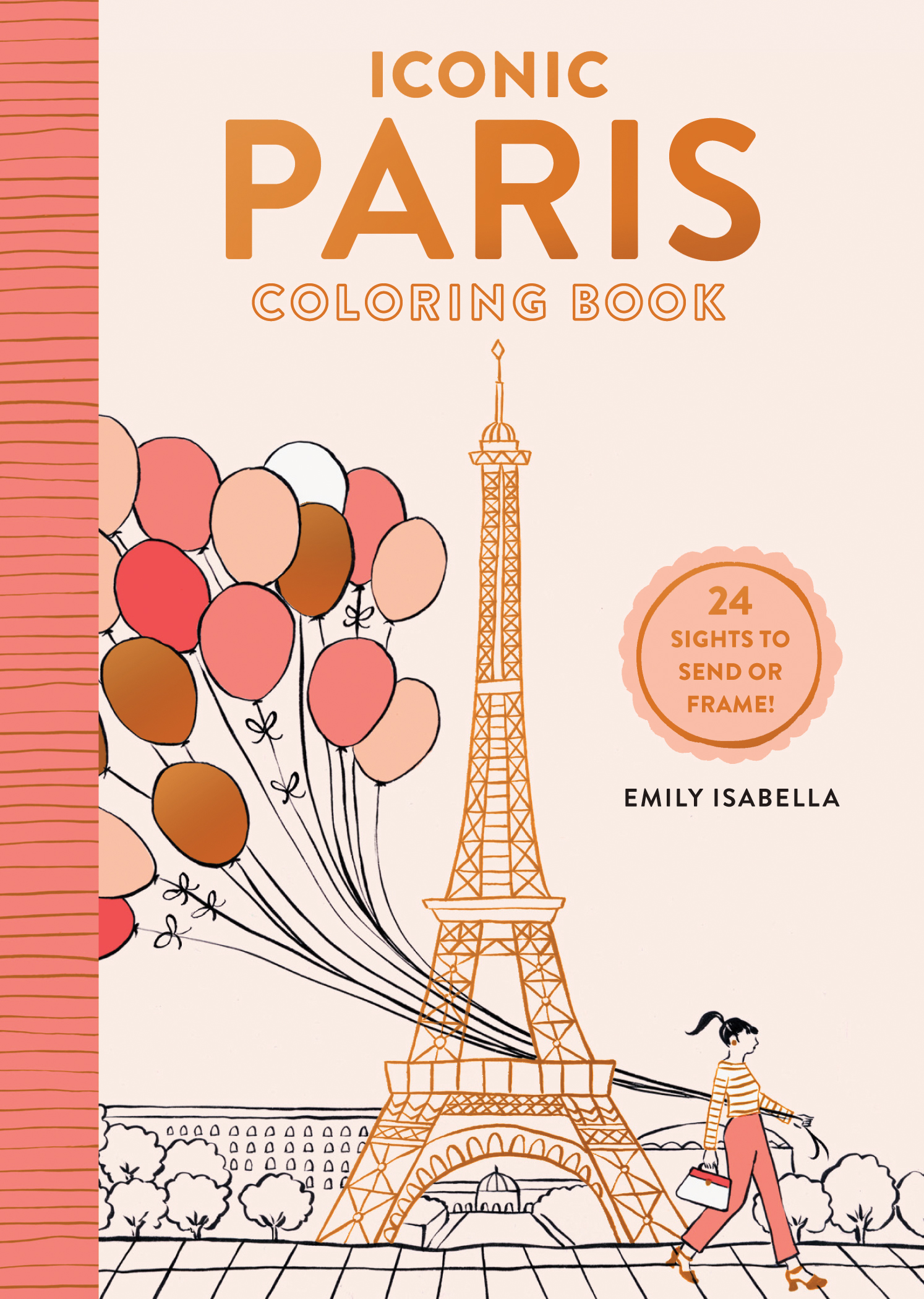 Iconic paris coloring book by emily isabella hachette book group