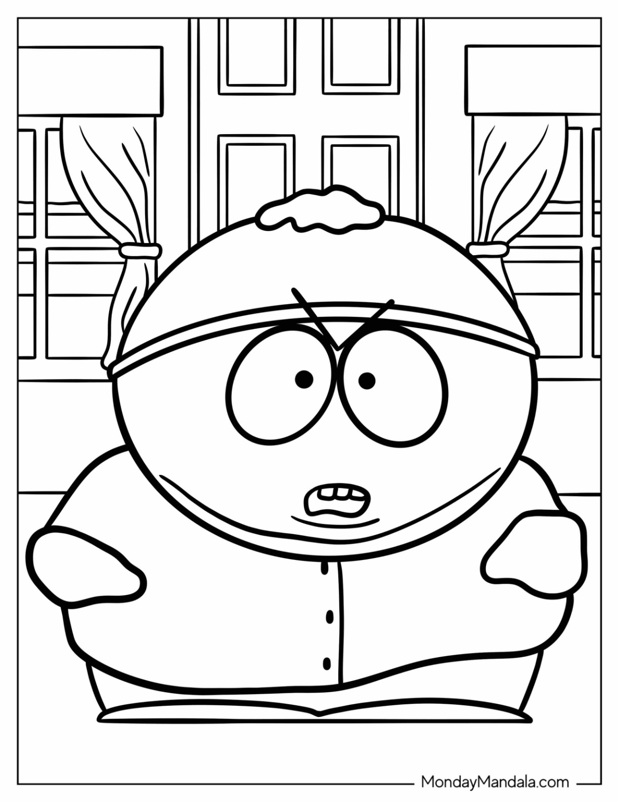 South park coloring pages free pdf printables