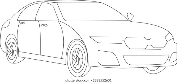 Thousand coloring page car royalty