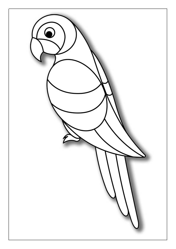 Parrot coloring pages printable coloring sheets