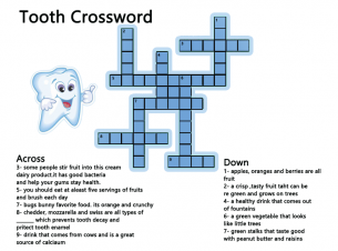 Crossword puzzles teeth health