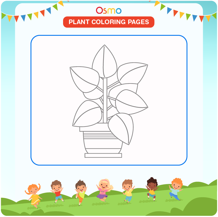 Plant coloring pages download free printables