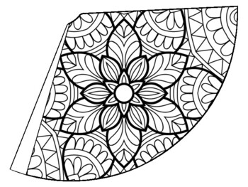 New year party hat coloring pages craft activity easy craft