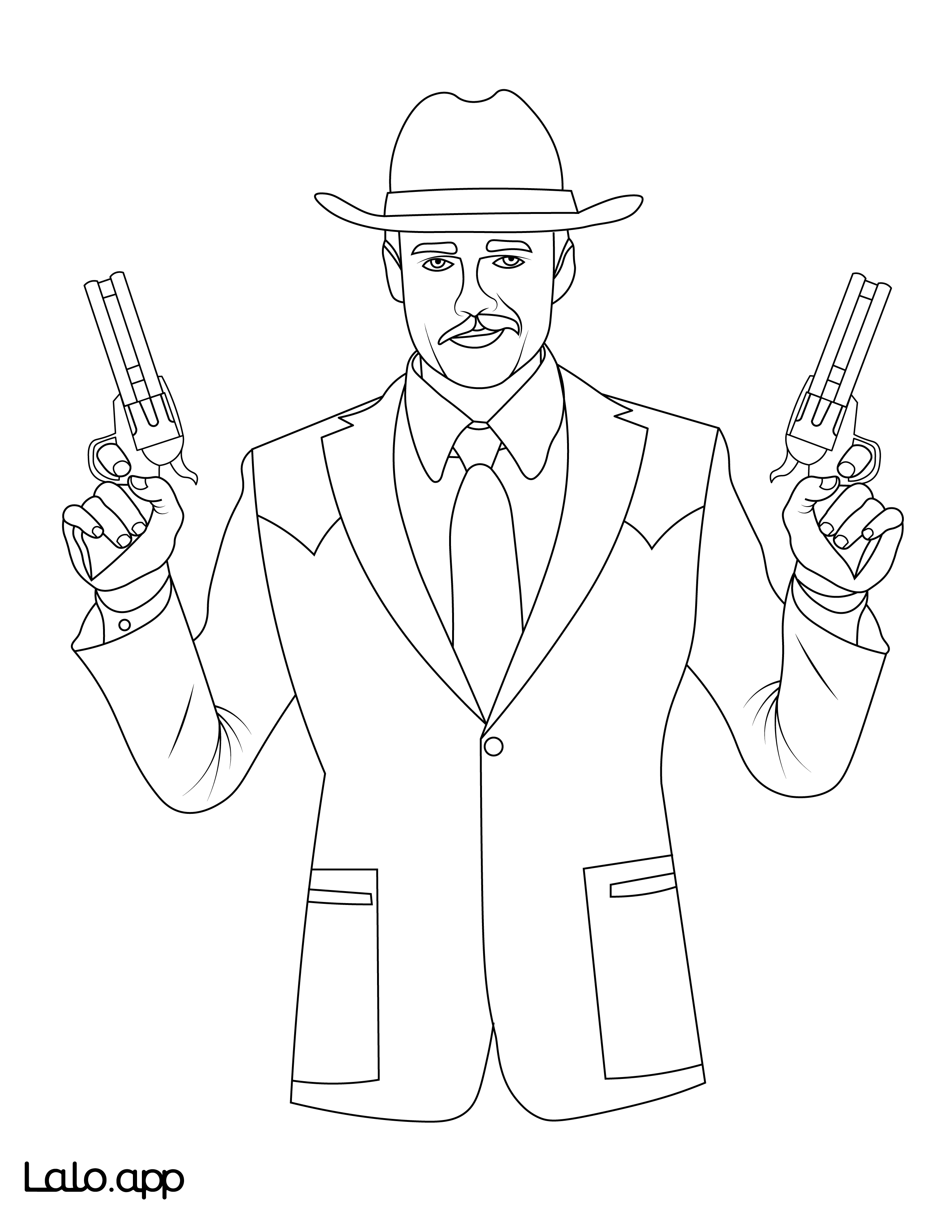 Pedro pascal free printable coloring sheets