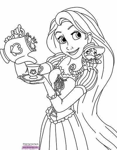 Updated free tangled coloring pages