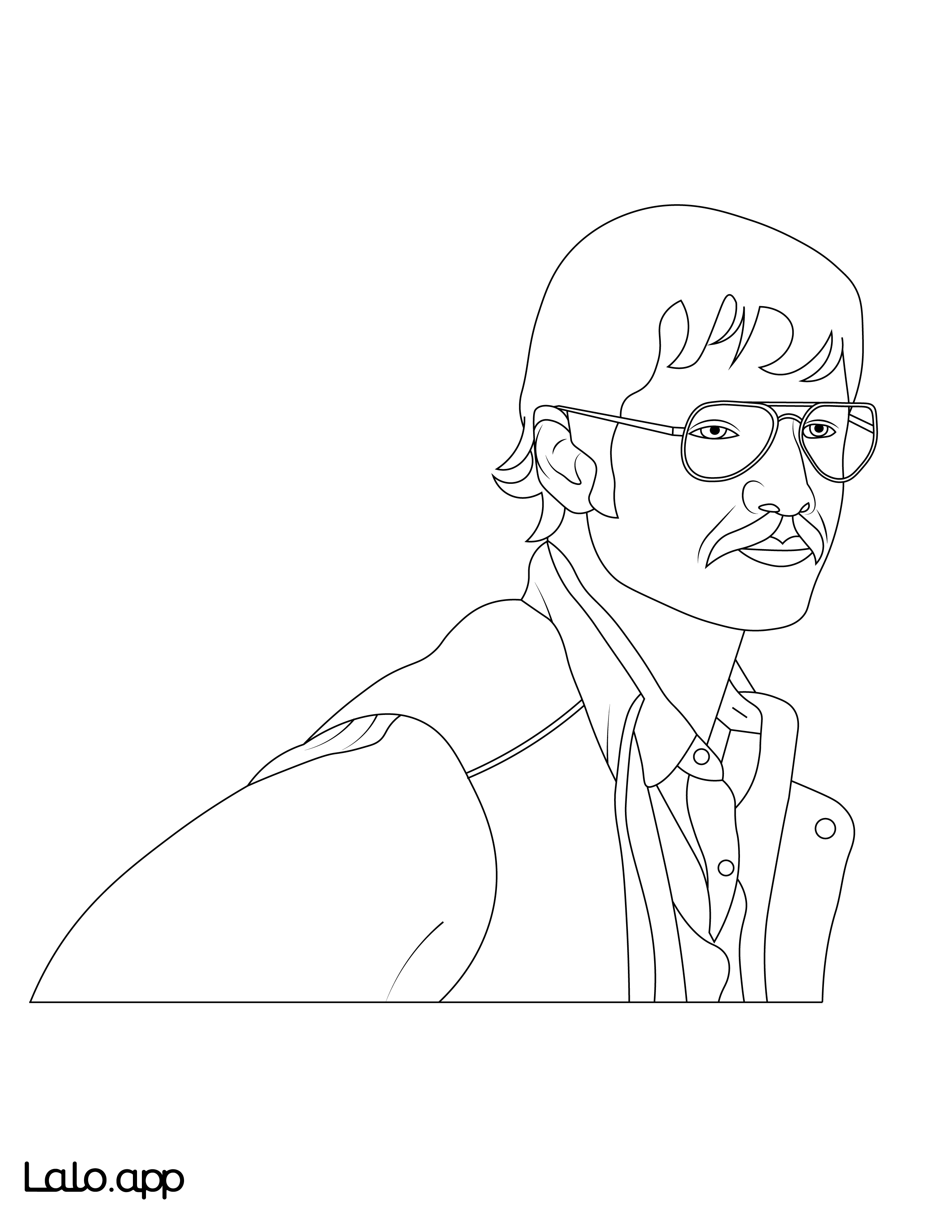 Pedro pascal free printable coloring sheets