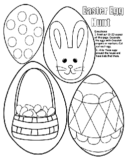 Easter free coloring pages