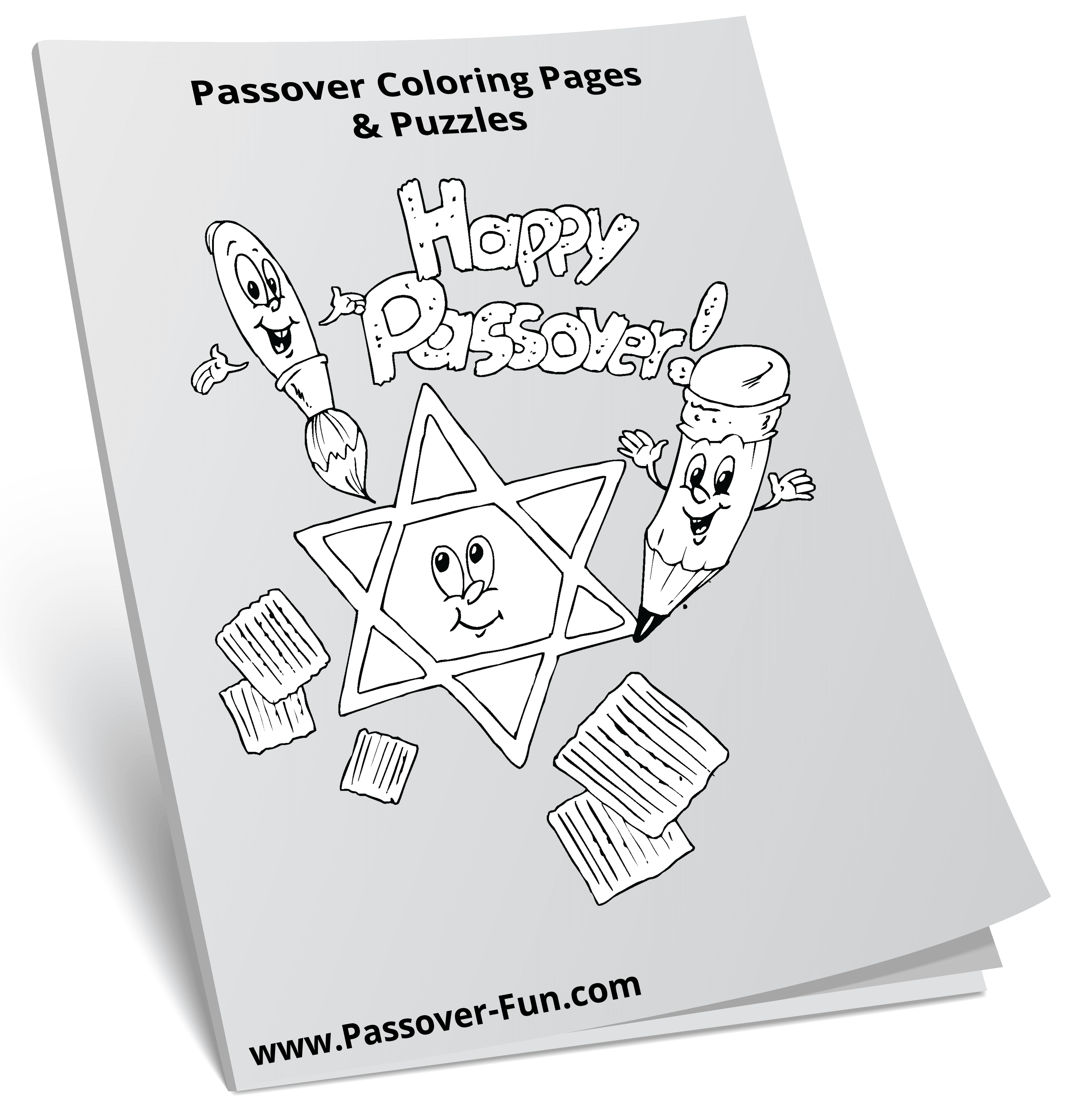 Passover coloring pages puzzles