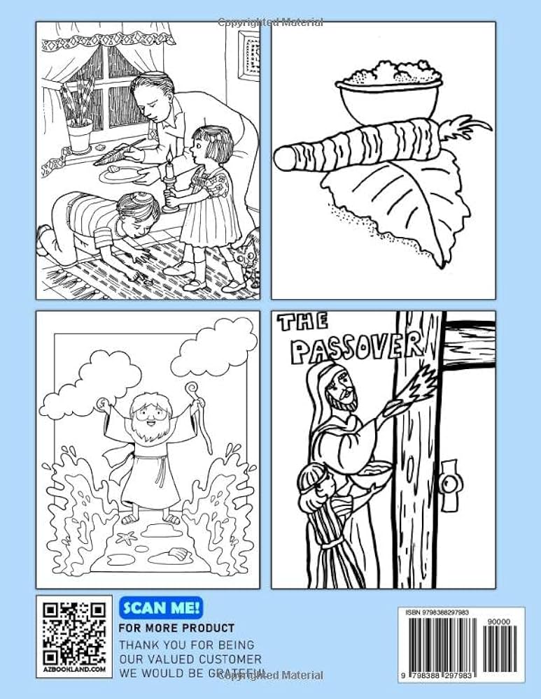 Happy passover coloring book awesome pesach hagaddah coloring pages for all ages featuring beautiful images a jewish holiday gift for boys and girls james muhammad books