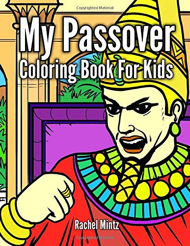 My passover loring book for kids the haggadah story to lor â moses pesach exodus pharaoh plagues