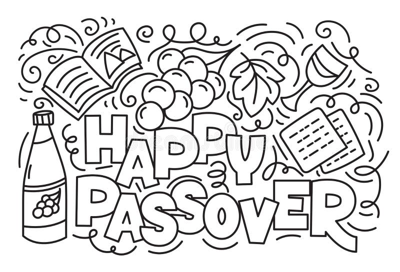 Jewish holiday pesach stock vector illustration of matzah