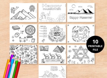 Passover coloring pages