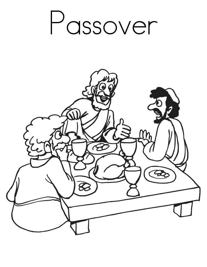 Free passover coloring pages printable pdf