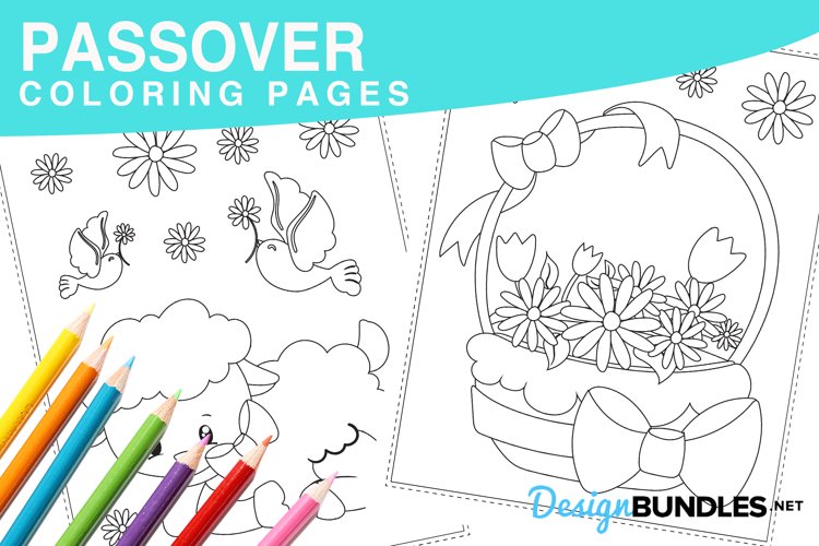 Passover coloring pages