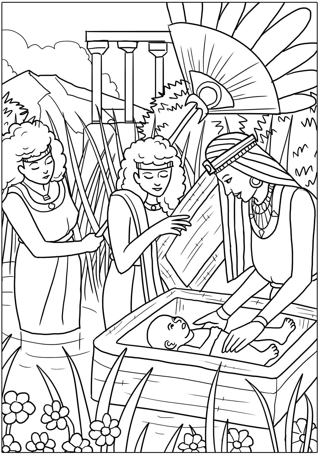 The story of passover coloring pdf book for kids â rachel mintz coloring books