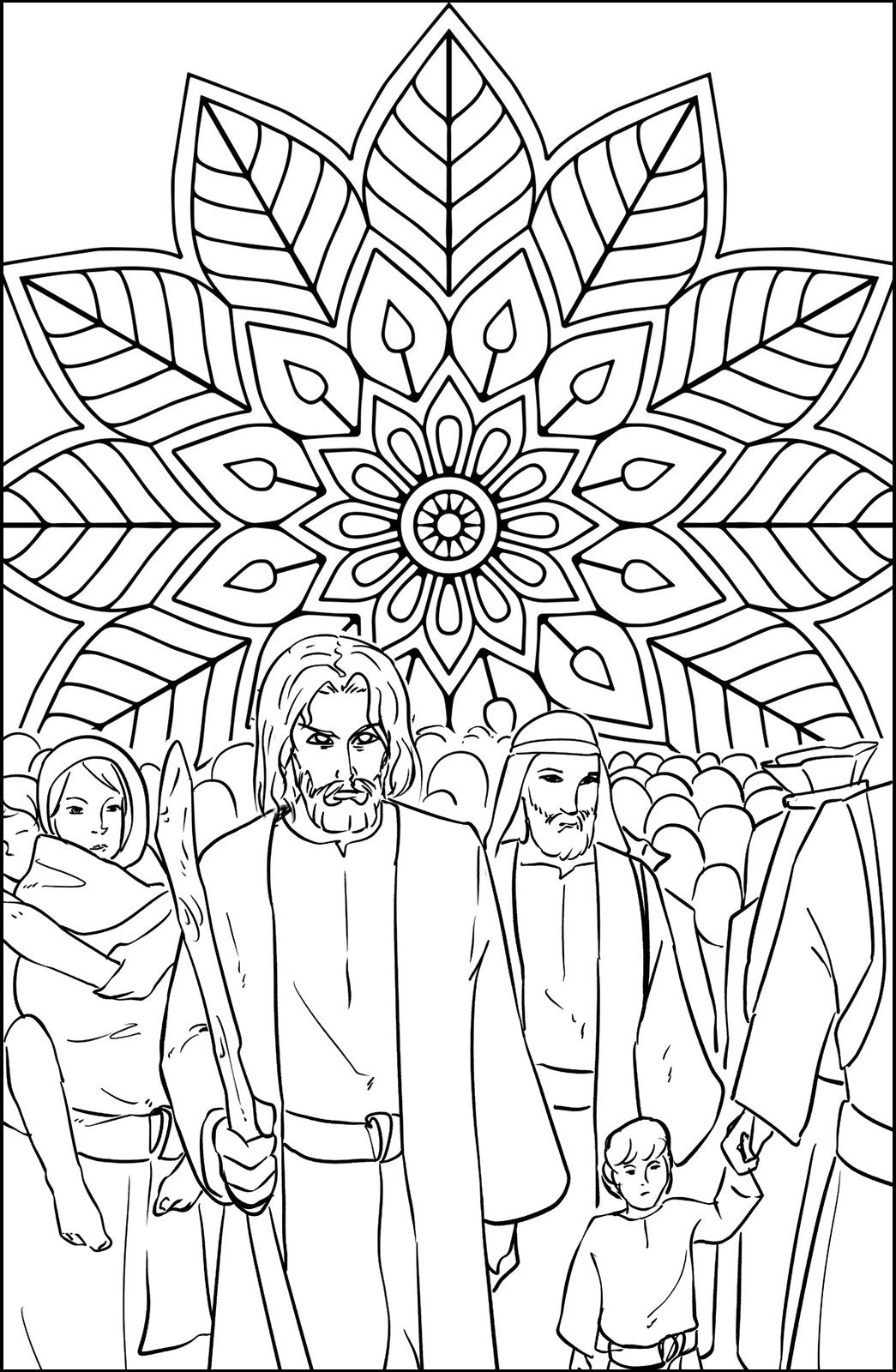 Mandala passover coloring book for adults â rachel mintz coloring books