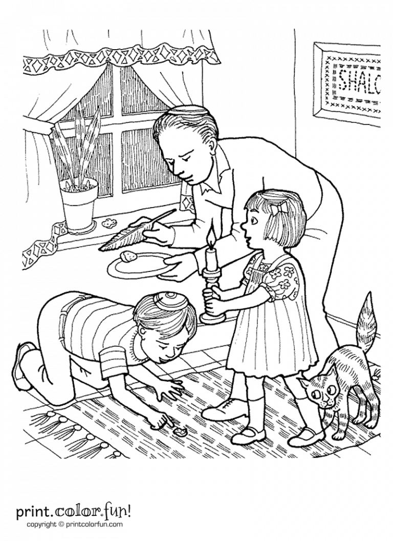 Passover coloring pages printables